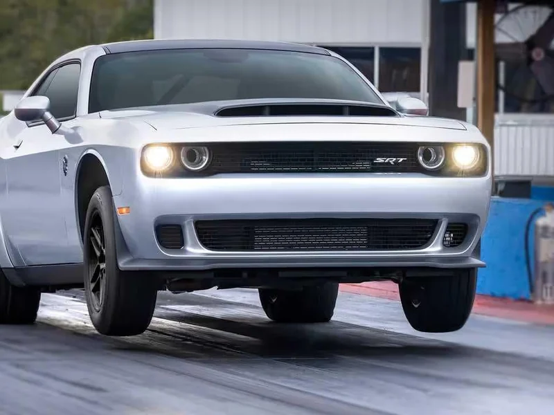 American muscle coupe with a supercharged V8